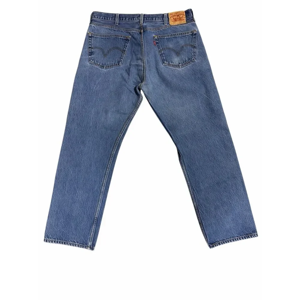Levi’s 501 XX Mens Jeans 40X34 Blue WPL423 Button Fly Made In Dominican Republic
